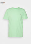 T-shirt col rond en jersey de coton pima uni vert