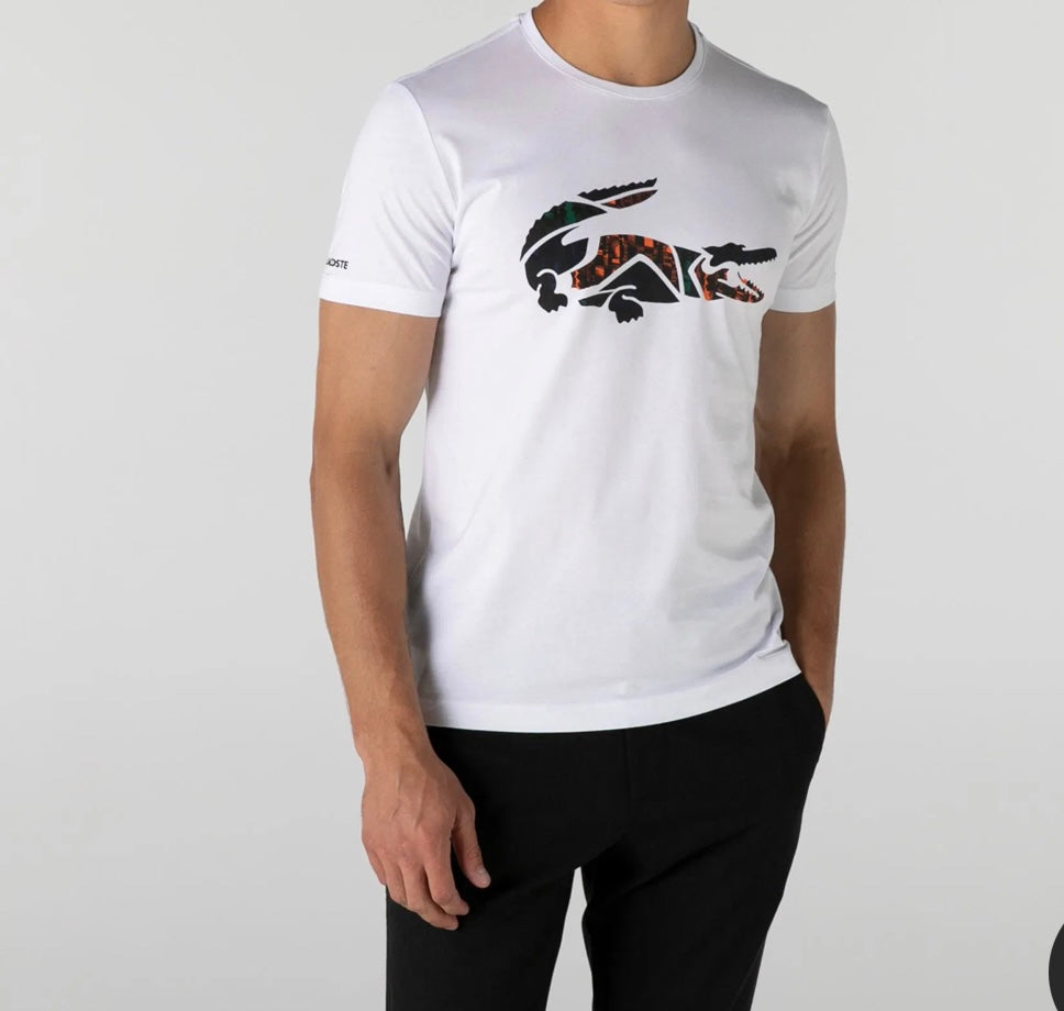 T-shirt Lacoste blanc