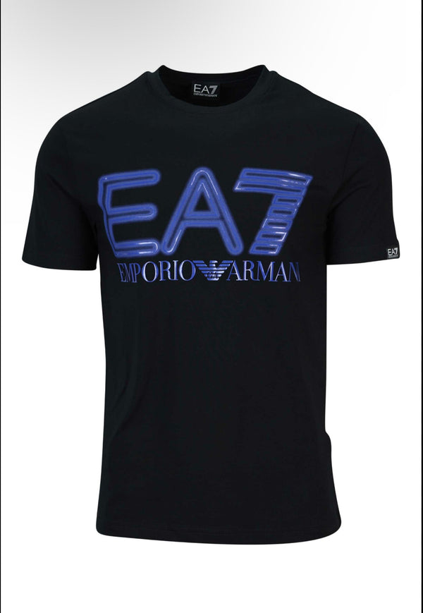 T-shirt col rond Armani iconique noir