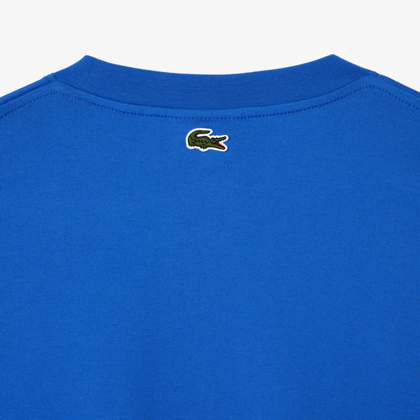 T-shirt Homme Lacoste LOOSE FIT COTON ÉPAIS IMPRIMÉ

- Bleu