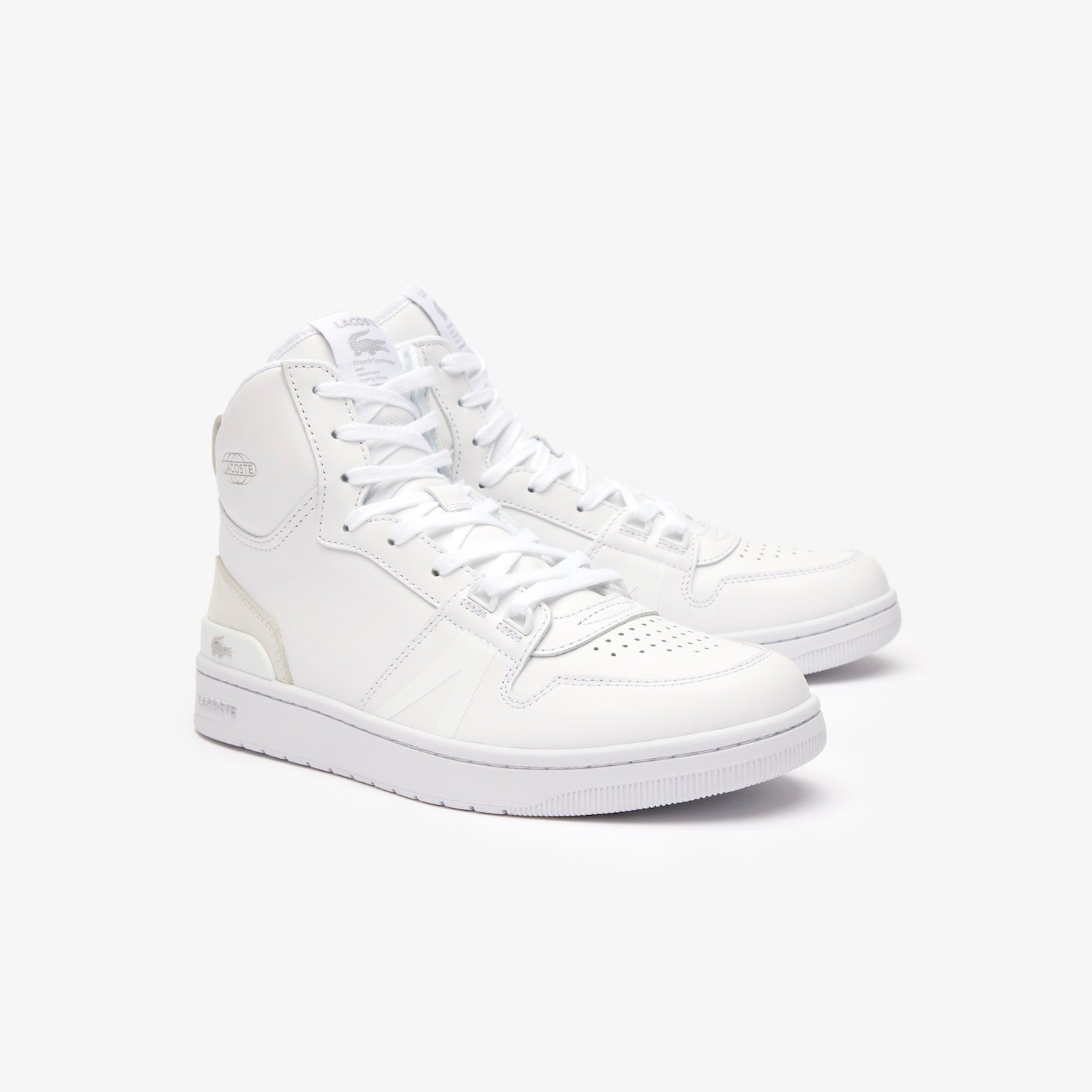 SNEAKERS L001 MID HOMME AVEC LOGO EN RELIEF LACOSTE