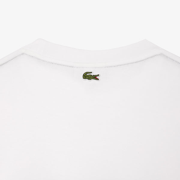 T-shirt Homme Lacoste LOOSE FIT COTON ÉPAIS IMPRIMÉ
- Blanc