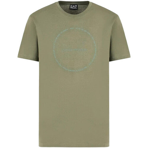 T-shirt col rond EA7 vert