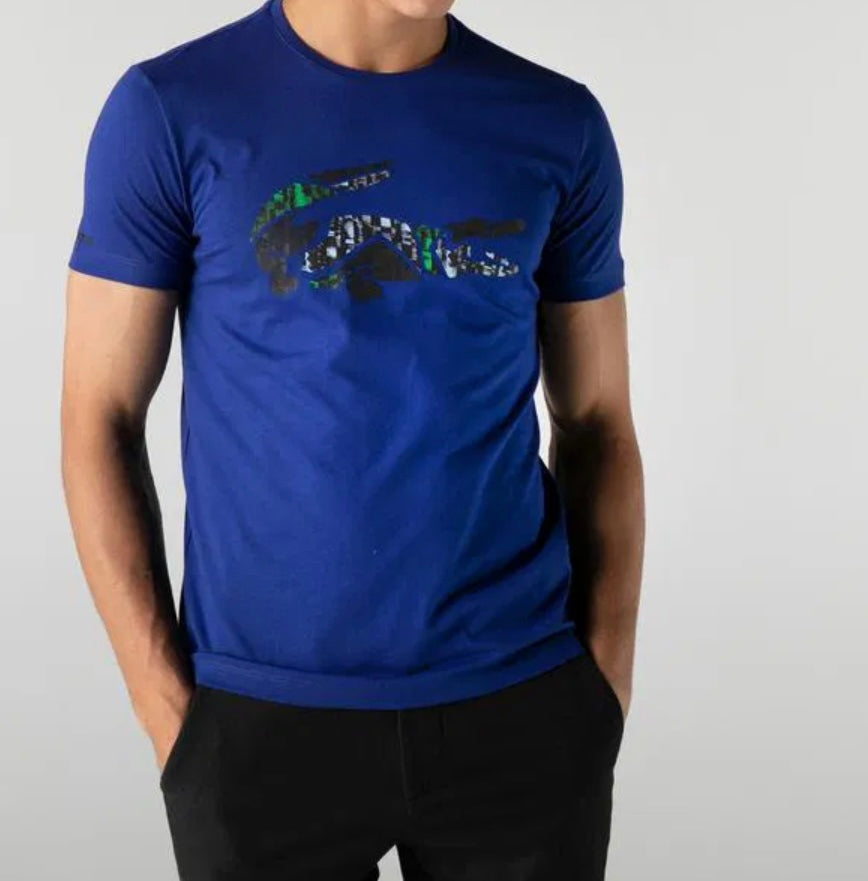 T-shirt Lacoste bleu