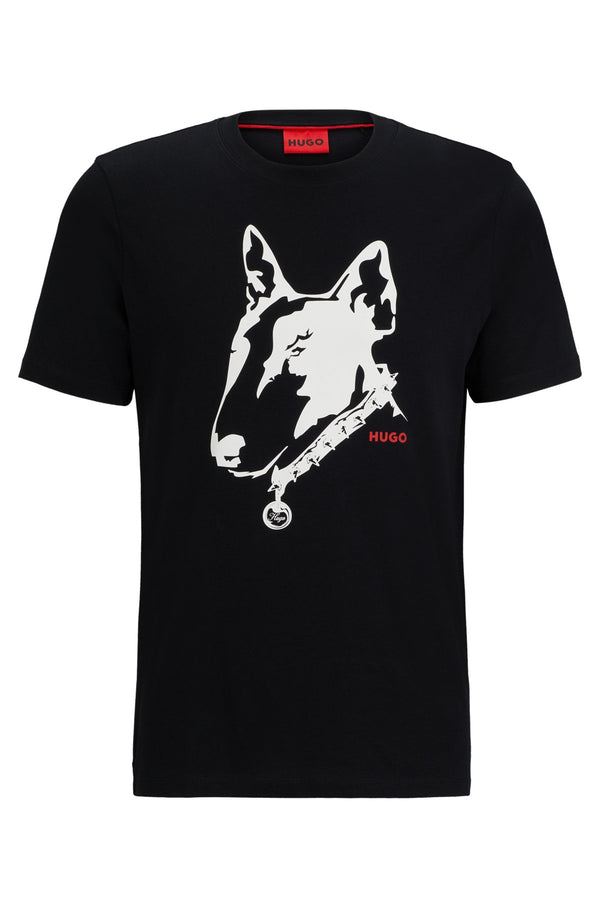 T-shirt Hugo boss Dammock 50504916 Blanc Regular Fit