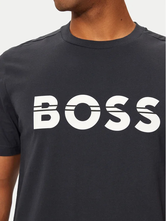 T-shirt Boss Bleu marine