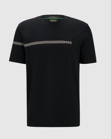 T-shirt col rond hugo boss noir