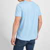 T-shirt Lacoste col rond en jersey de coton pima uni bleu claire